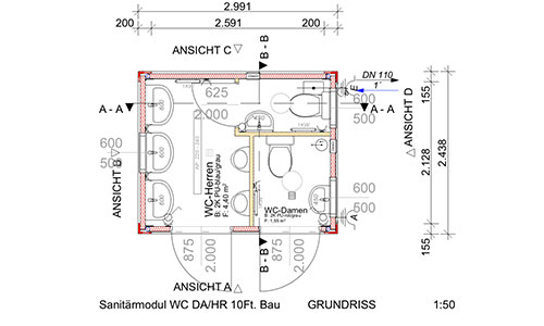 toilettenwagen mieten - Sanitärcontainer mieten NRW